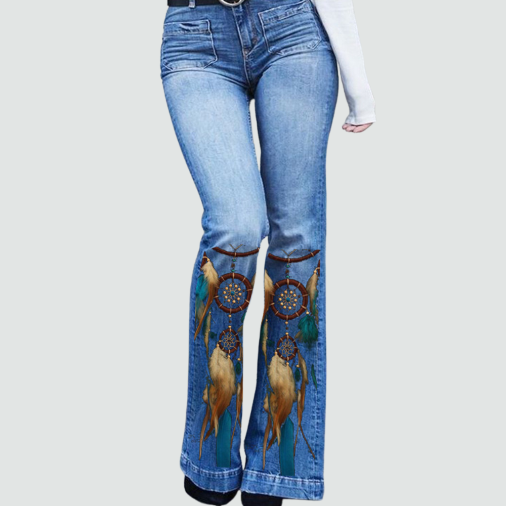 The Liorah Flared Denim