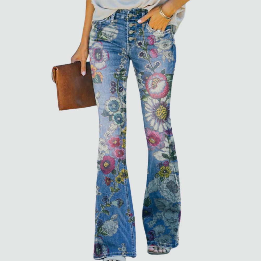 The Delphine Flared Denim
