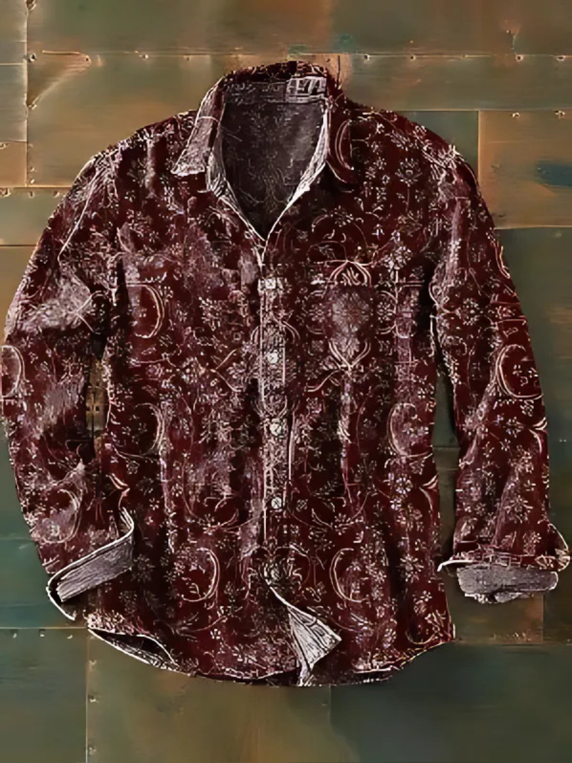 ALDO | PATCHWORK SHIRT WITH PRACTICAL POCKET