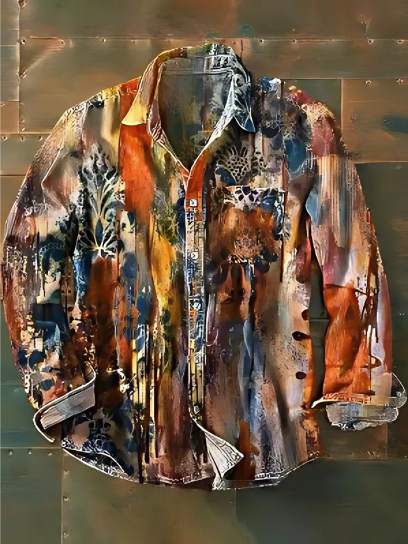 ENRICO | PATCHWORK SHIRT WITH PRACTICAL POCKET