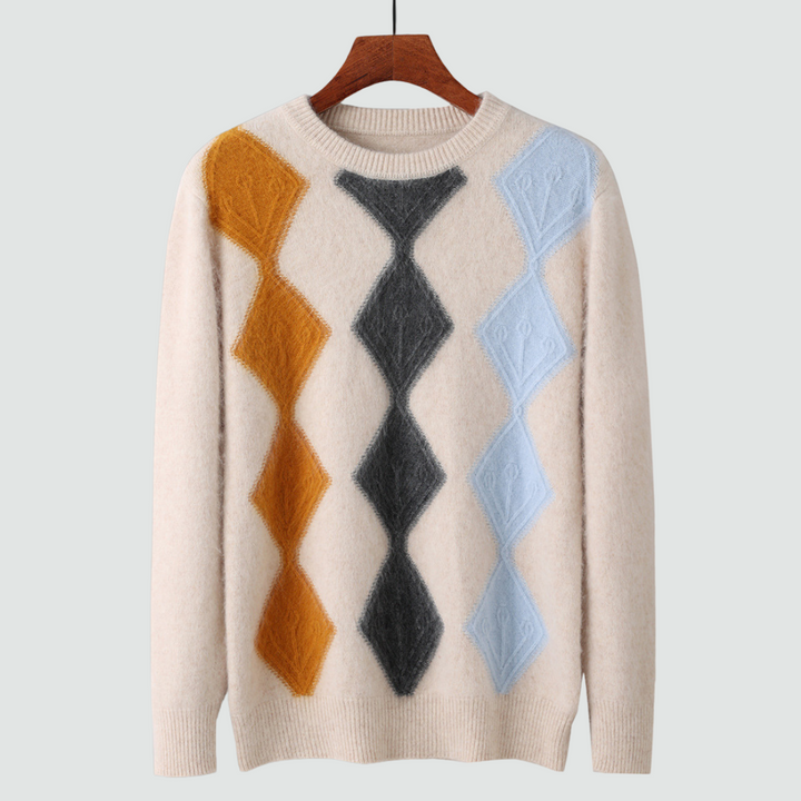 The Art Rhombus Crewneck Sweater