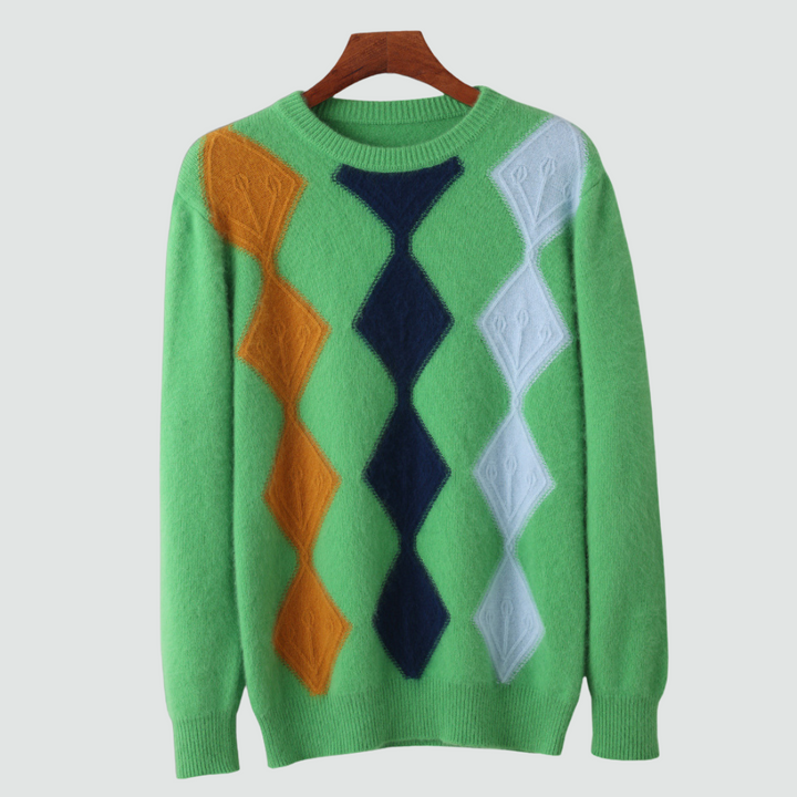 The Art Rhombus Crewneck Sweater
