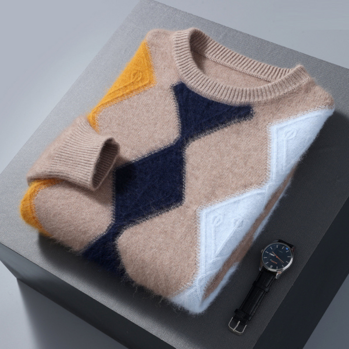 The Art Rhombus Crewneck Sweater