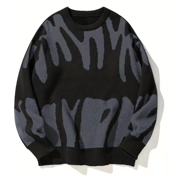 Knitmania | Casual Contrast Sweater for Men