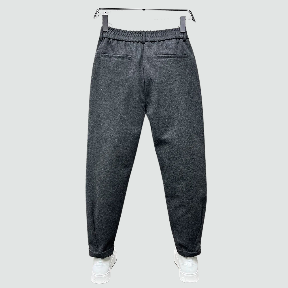 The Zaccaria Elegant Heathered Pants