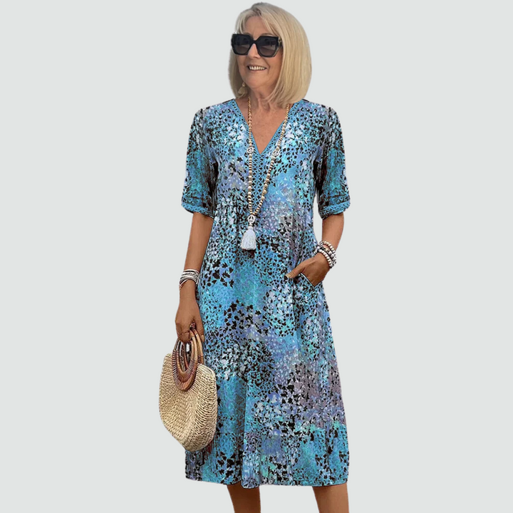 Layla - Vibrant Midi Dress