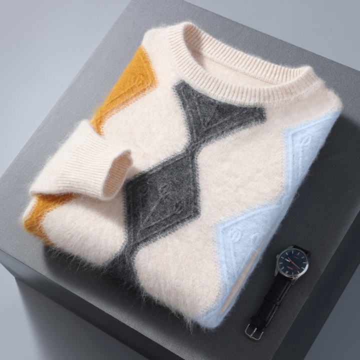 The Art Rhombus Crewneck Sweater
