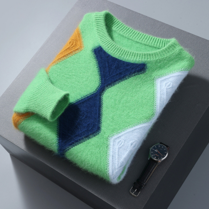 The Art Rhombus Crewneck Sweater
