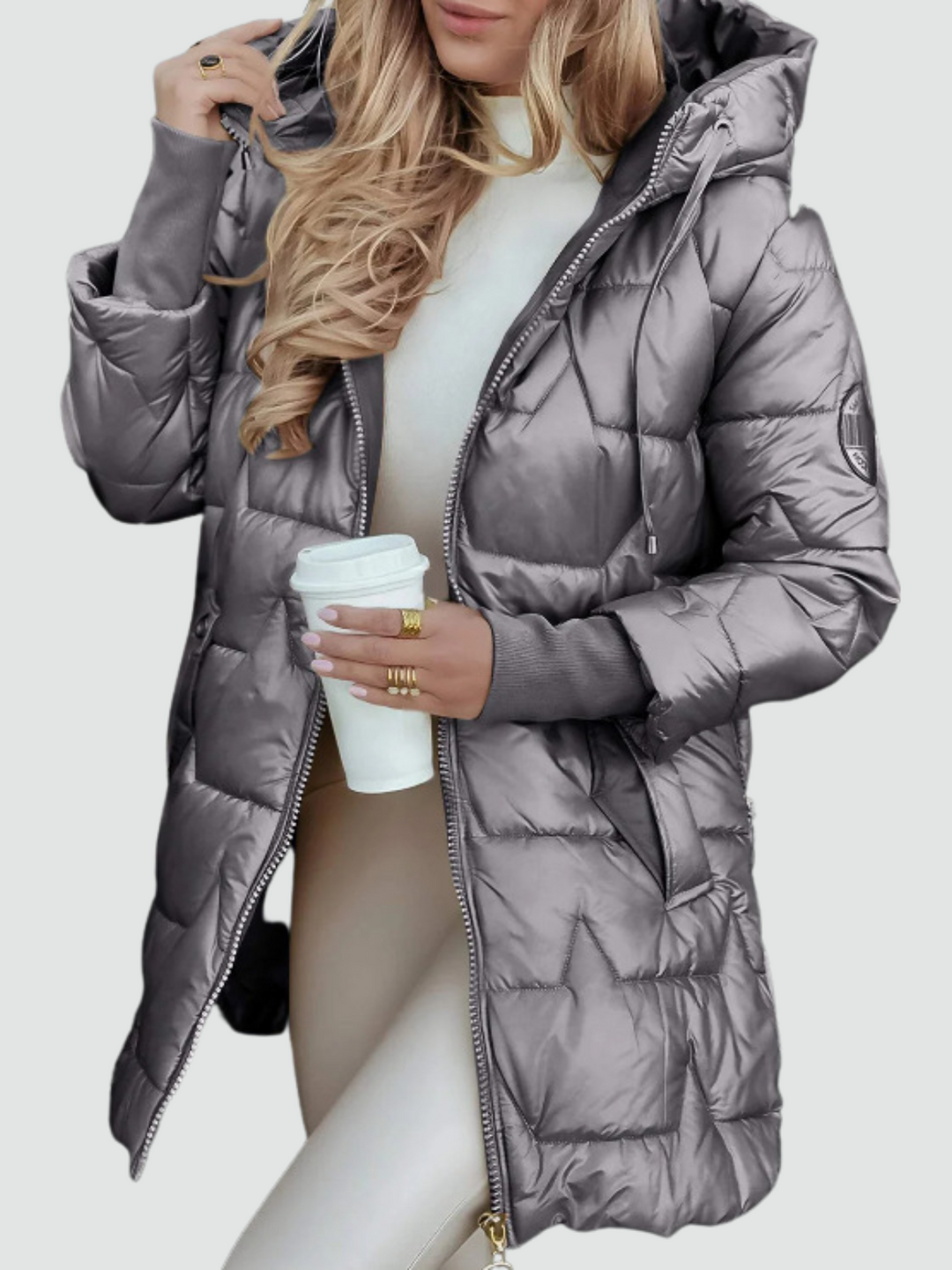 Jasmine - Cotton-Padded Jacket