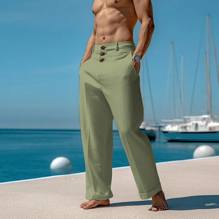 Elías - Seaside Linen Trousers