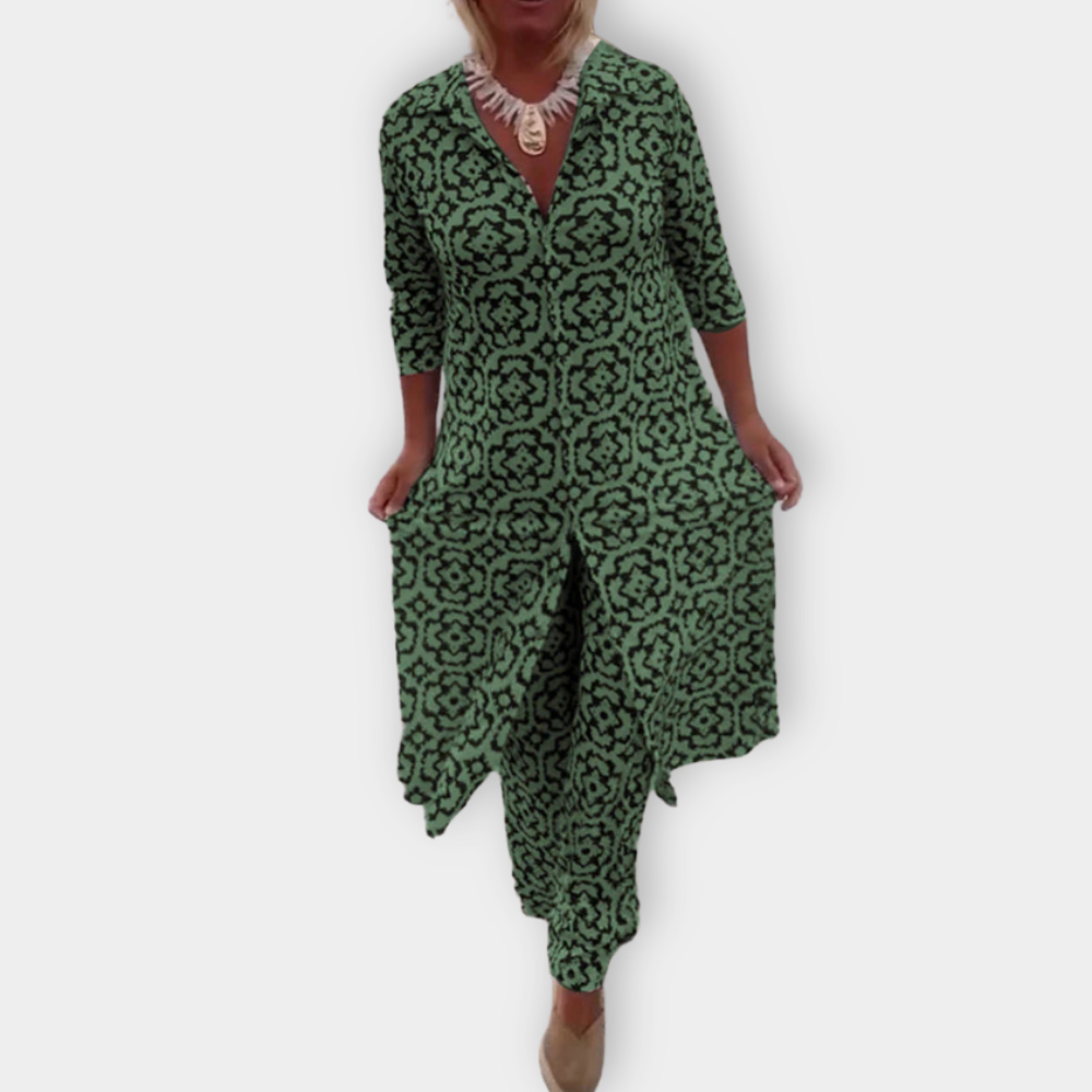 Sofiah - Printed 2-Piece Set