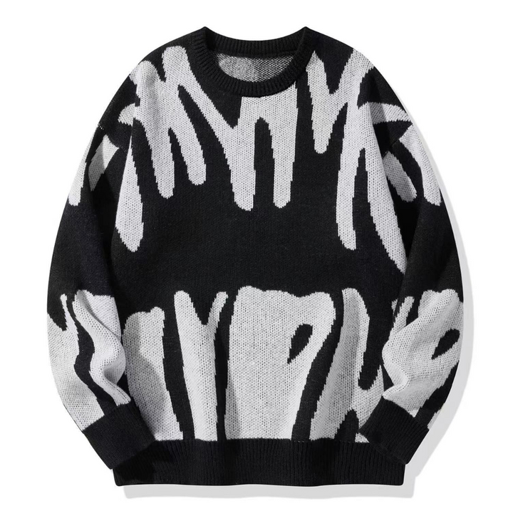 Knitmania | Casual Contrast Sweater for Men