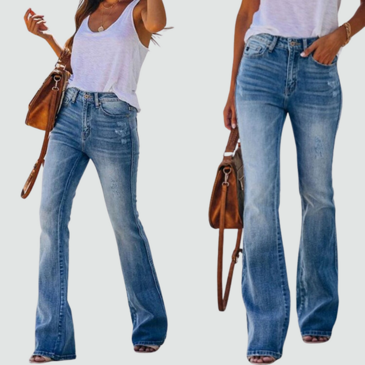 The Isolde Flared Denim