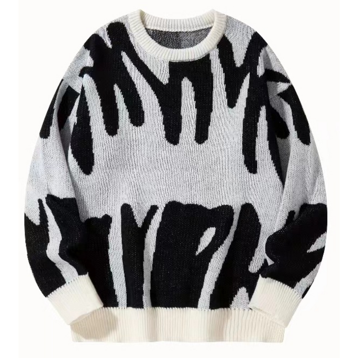 Knitmania | Casual Contrast Sweater for Men