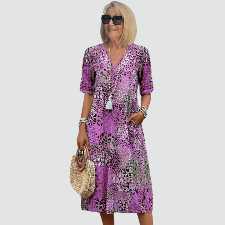 Layla - Vibrant Midi Dress