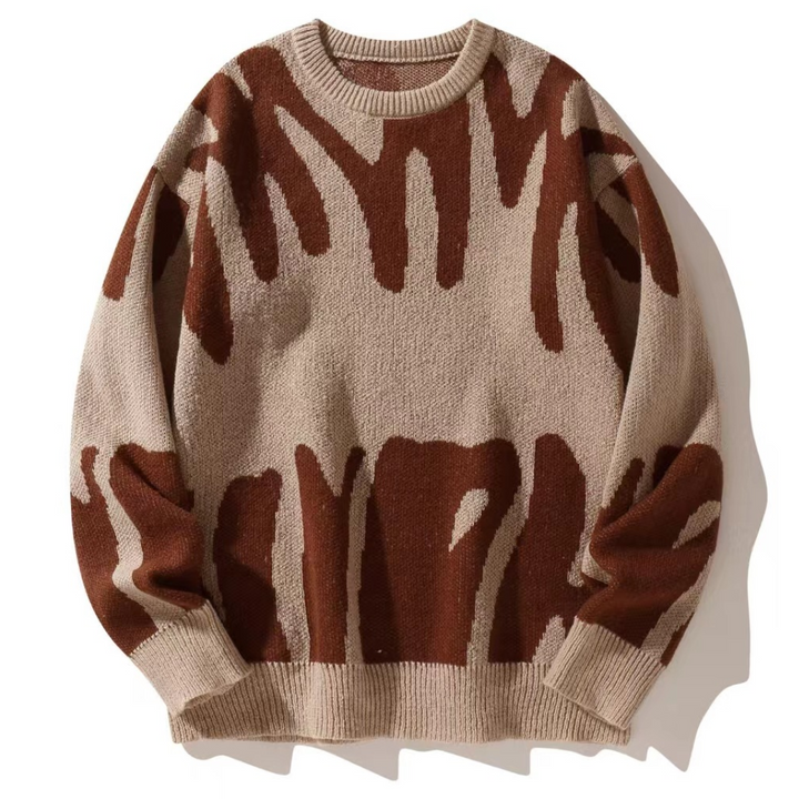Knitmania | Casual Contrast Sweater for Men