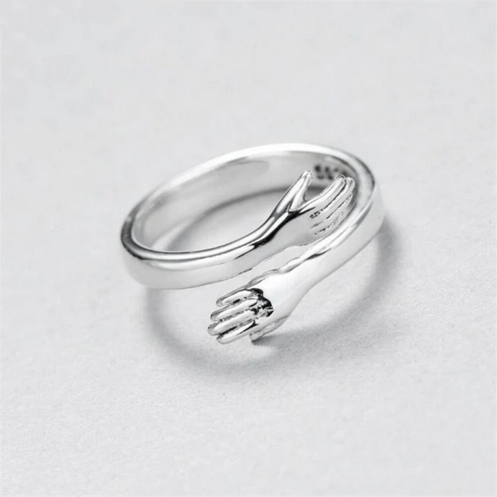 The Andrea Silver Adjustable Hug Ring