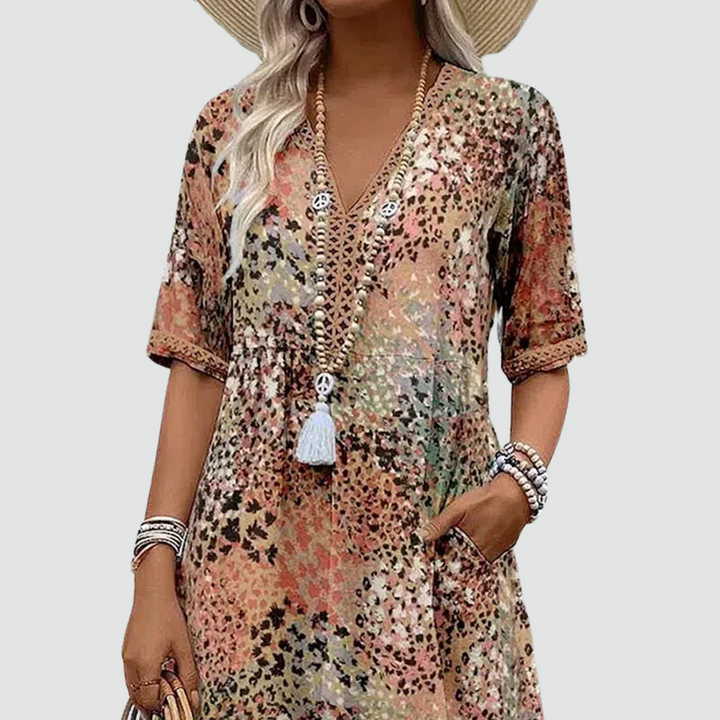 Layla - Vibrant Midi Dress