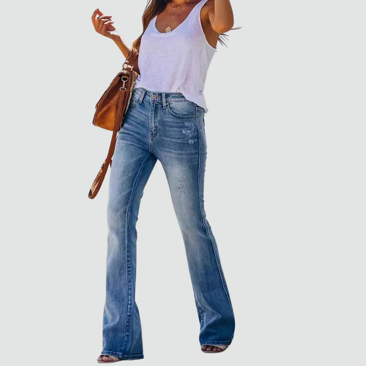 The Isolde Flared Denim