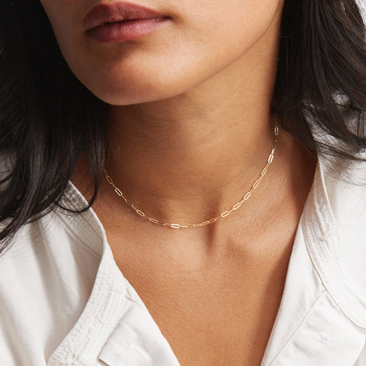 Ledia™ | Paperclip Chain Necklace