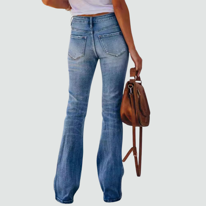 The Isolde Flared Denim