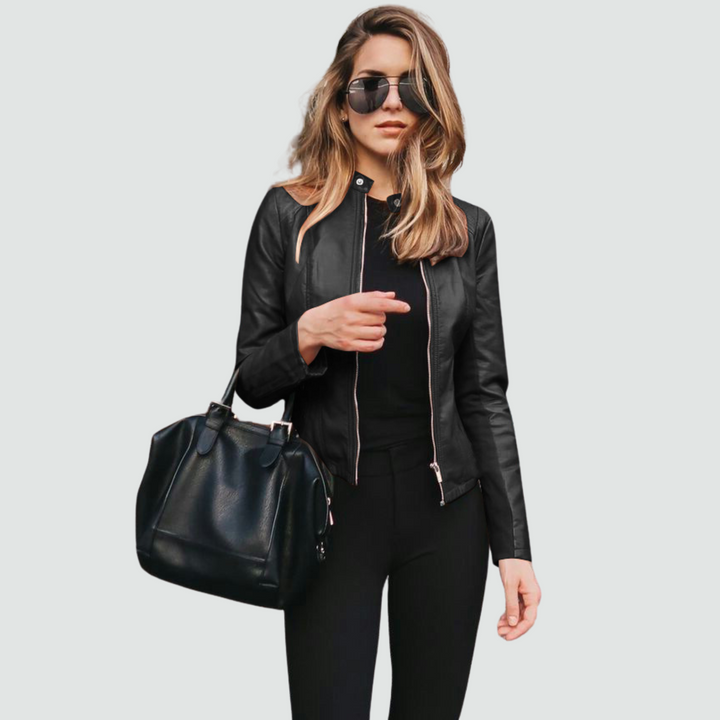 Simona - Vegan Leather Jacket