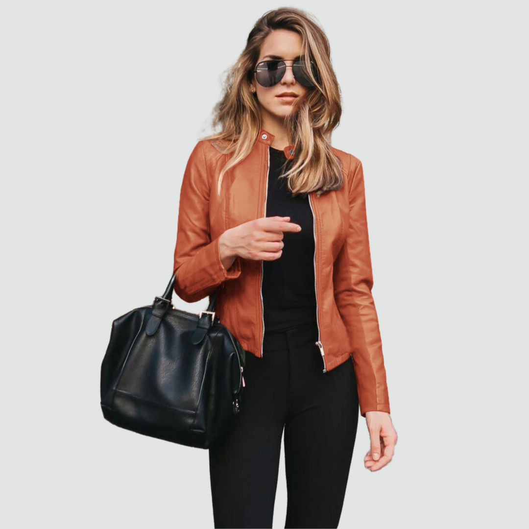 Simona - Vegan Leather Jacket