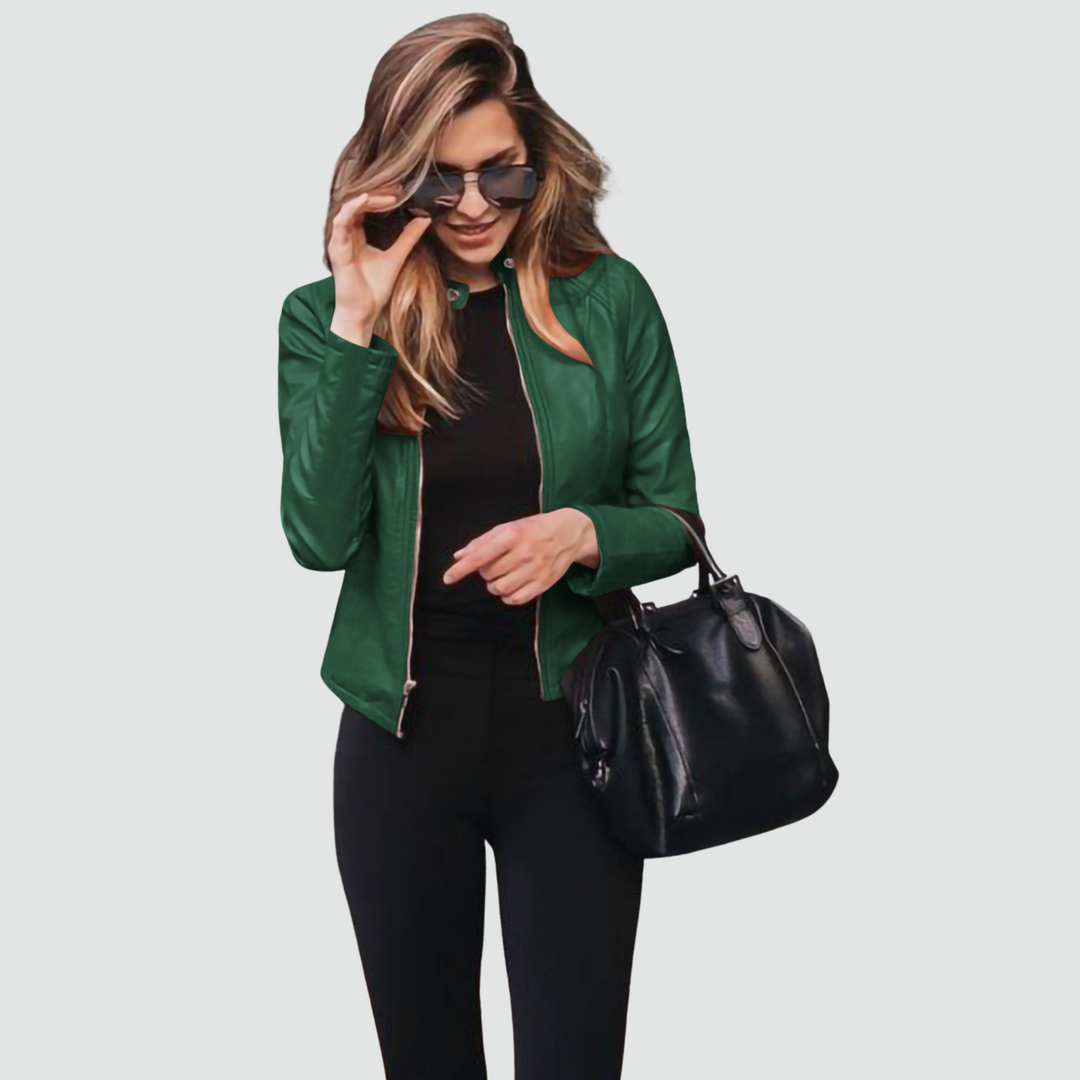 Simona - Vegan Leather Jacket