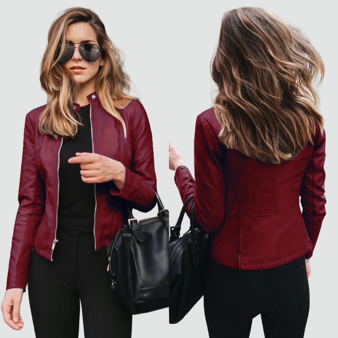 Simona - Vegan Leather Jacket