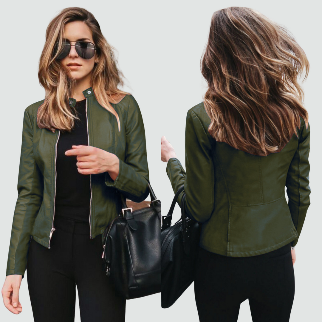 Simona - Vegan Leather Jacket