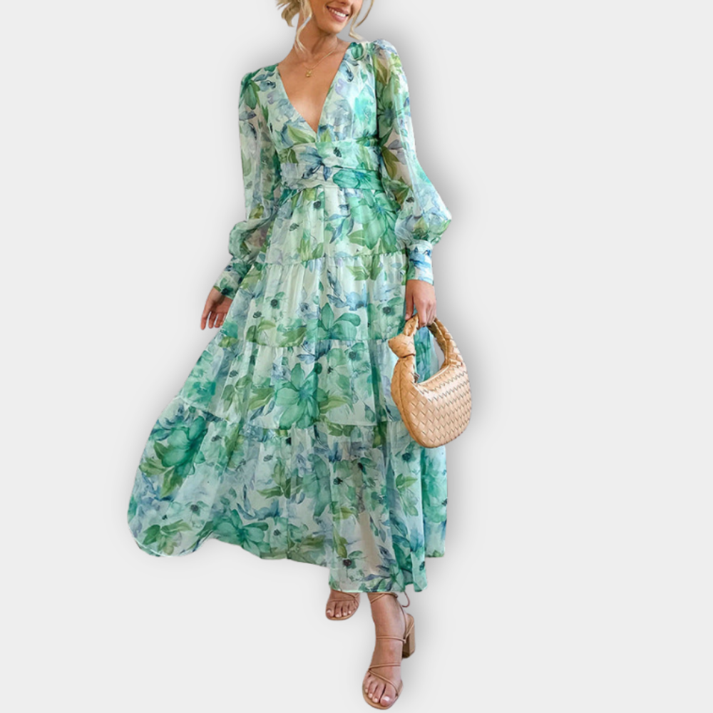 Zarina – Floral Wrap Dress