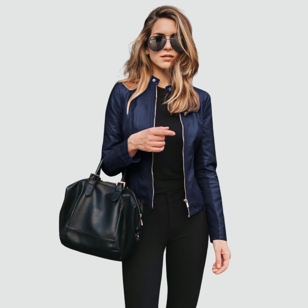Simona - Vegan Leather Jacket