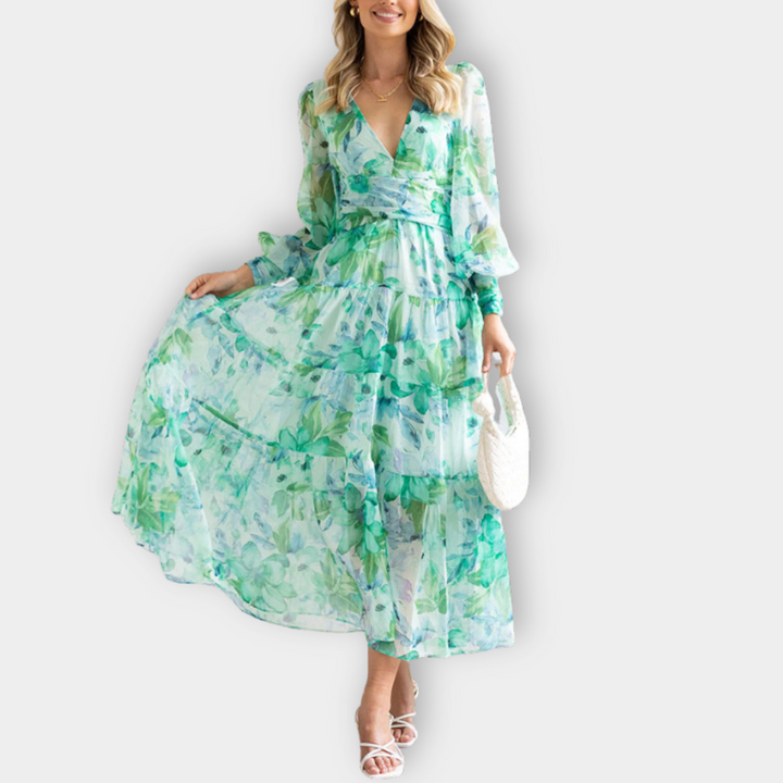 Zarina – Floral Wrap Dress