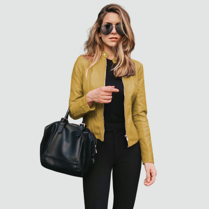 Simona - Vegan Leather Jacket