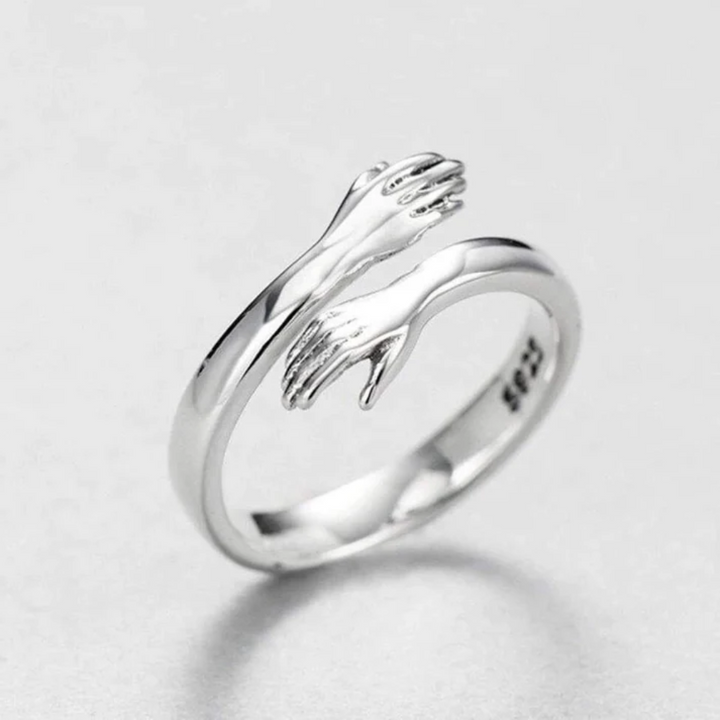 The Andrea Silver Adjustable Hug Ring