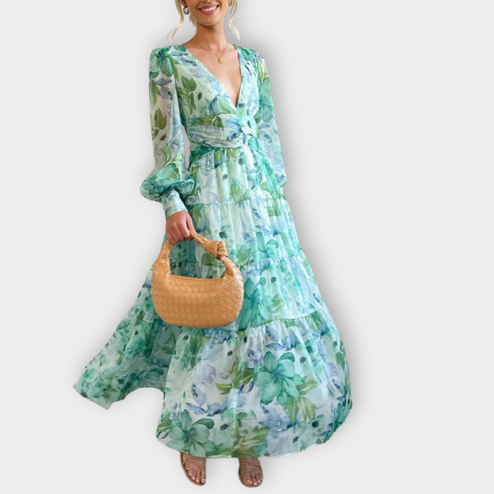 Zarina – Floral Wrap Dress
