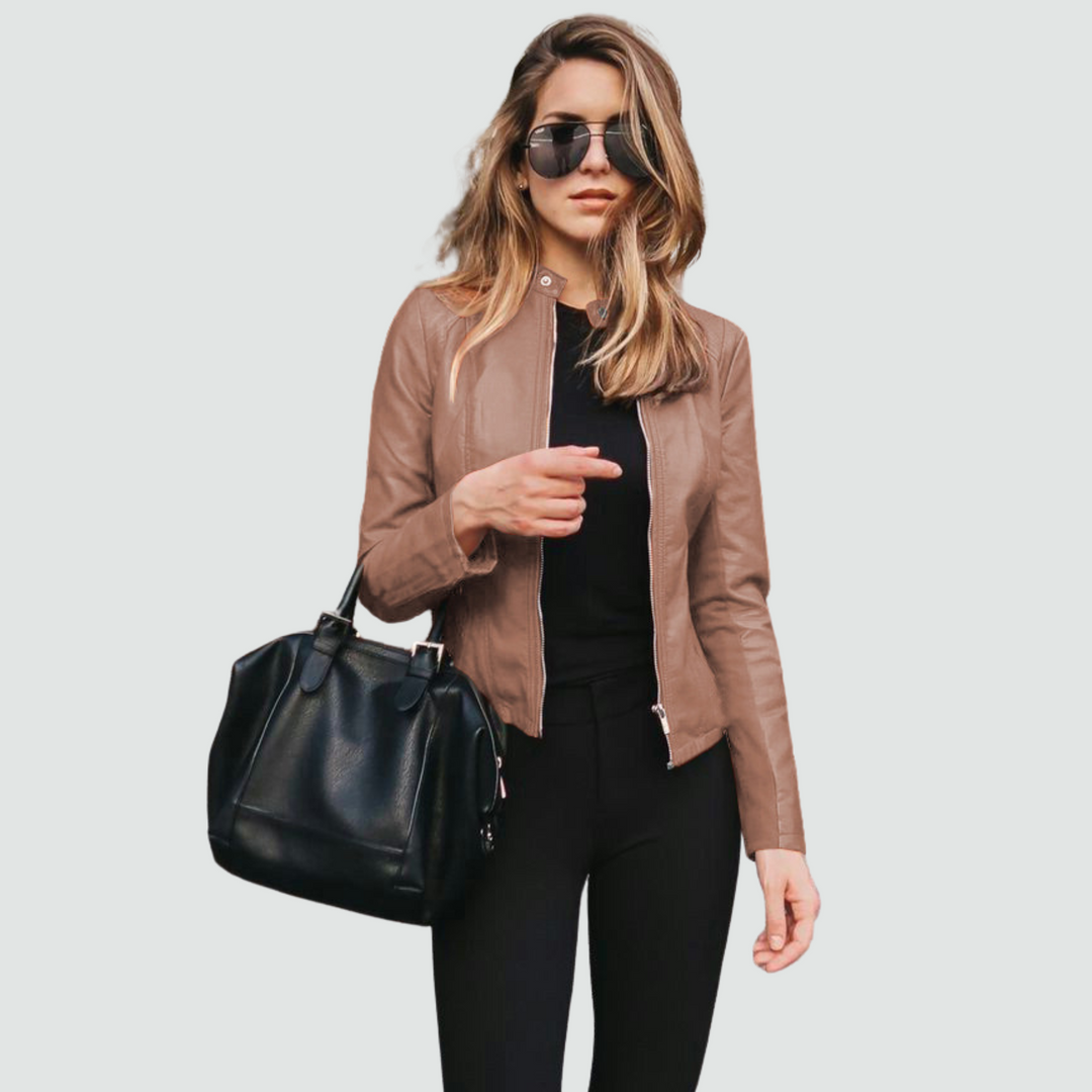 Simona - Vegan Leather Jacket