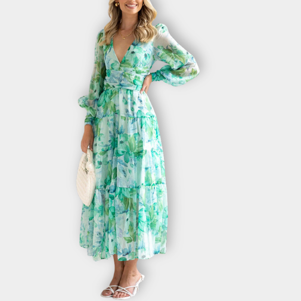 Zarina – Floral Wrap Dress