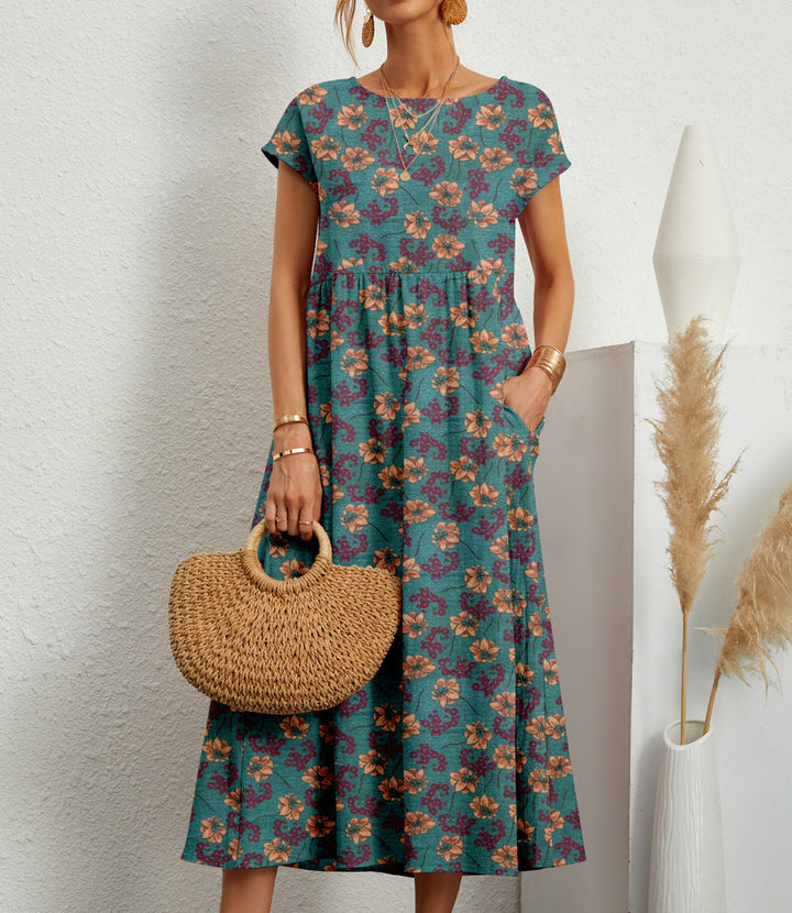 Rosela - Boho Midi Dress