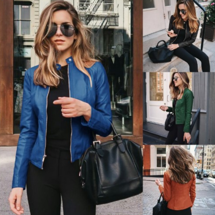 Simona - Vegan Leather Jacket