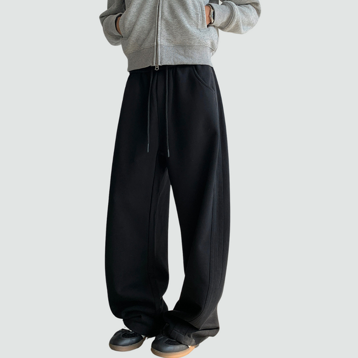 Elli - Tie Dye Fleece Wide-Leg Pants