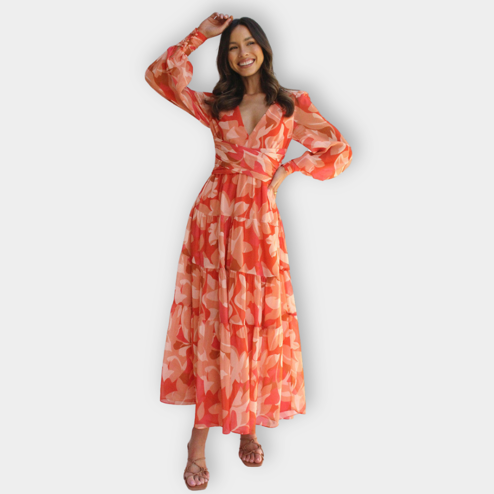 Zarina – Floral Wrap Dress