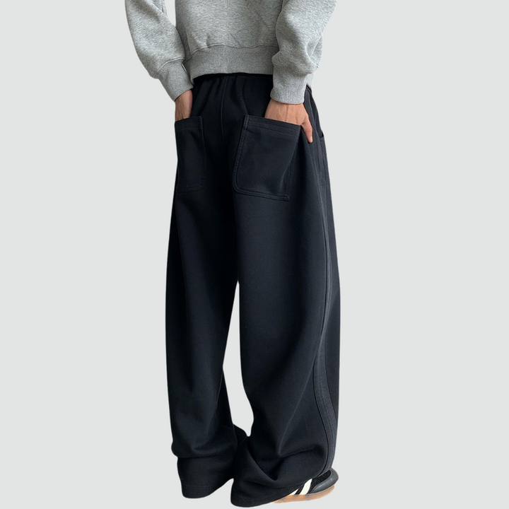 Elli - Tie Dye Fleece Wide-Leg Pants