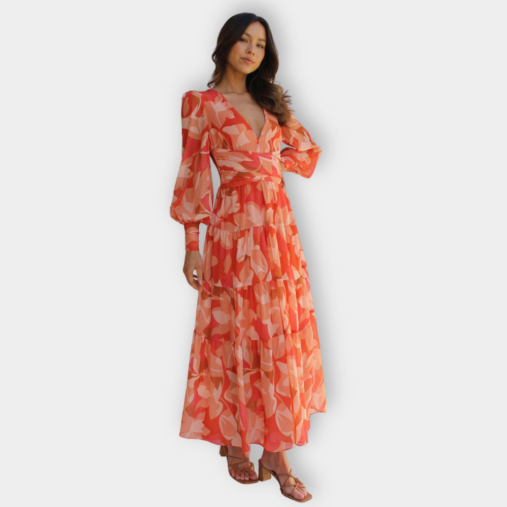 Zarina – Floral Wrap Dress