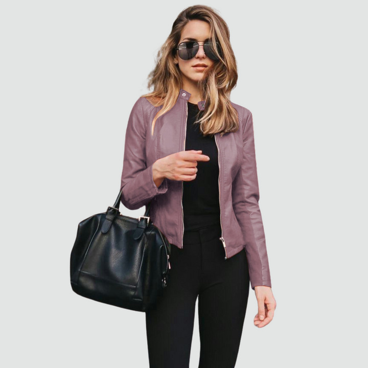 Simona - Vegan Leather Jacket
