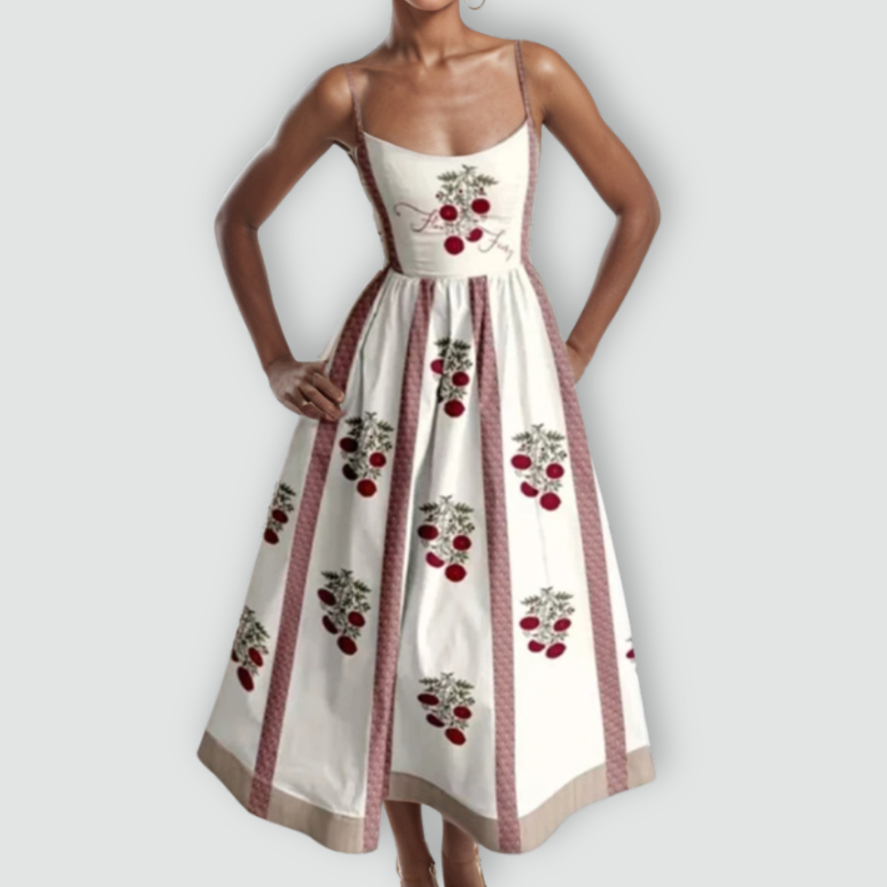 Fabiana - Spaghetti Strap Puff Dress