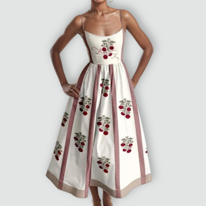 Fabiana - Spaghetti Strap Puff Dress