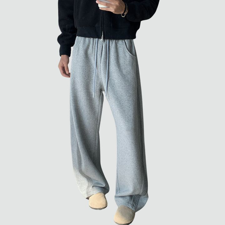 Elli - Tie Dye Fleece Wide-Leg Pants