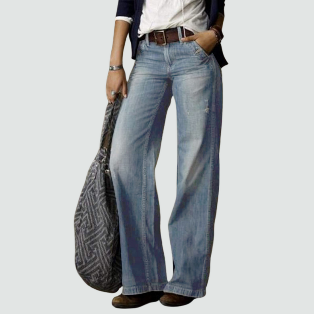 Joan - Straight Wide-Leg Pants