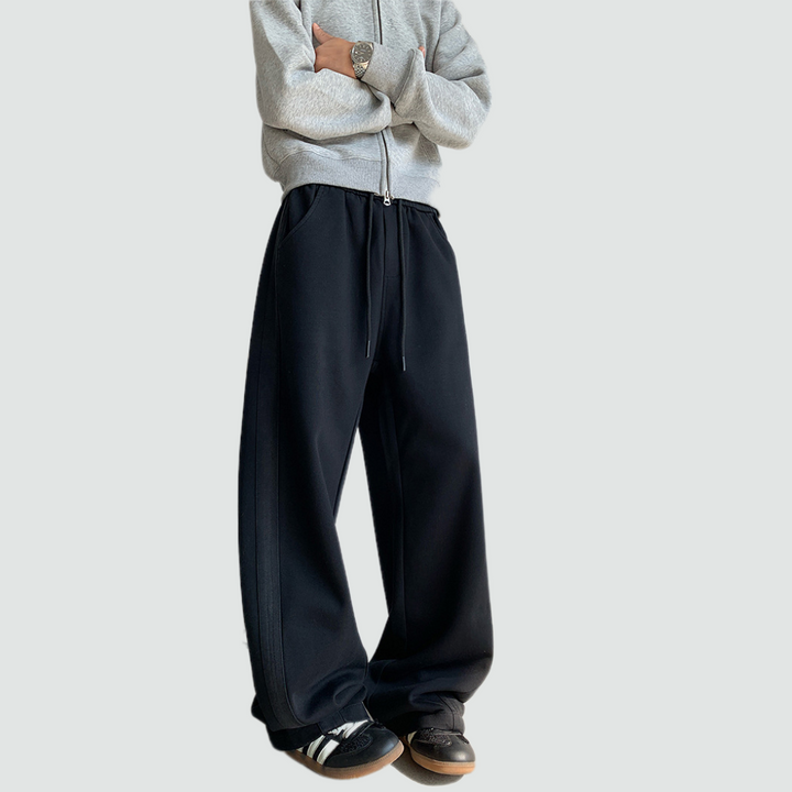 Elli - Tie Dye Fleece Wide-Leg Pants